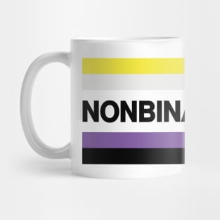 NON BINARY FLAG DESIGN LGBT COMMUNITY Mug